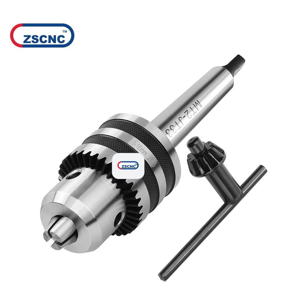 Key type drill chucks with B16 and B18 mounting