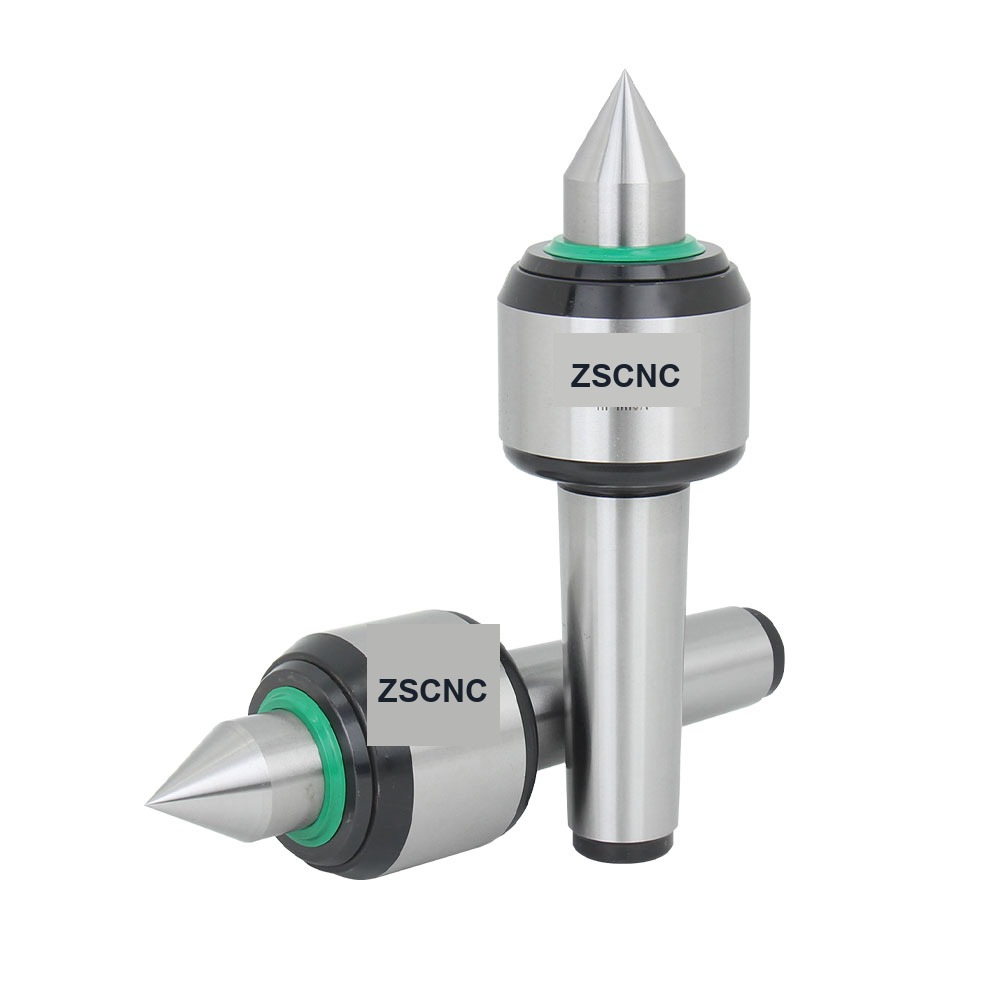 High speed live center for CNC lathe support