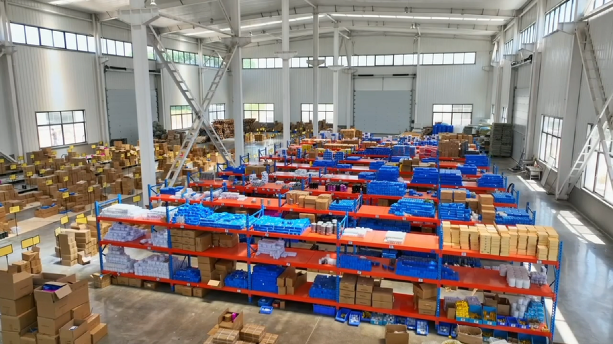 ZSCNC warehouse stock shelves