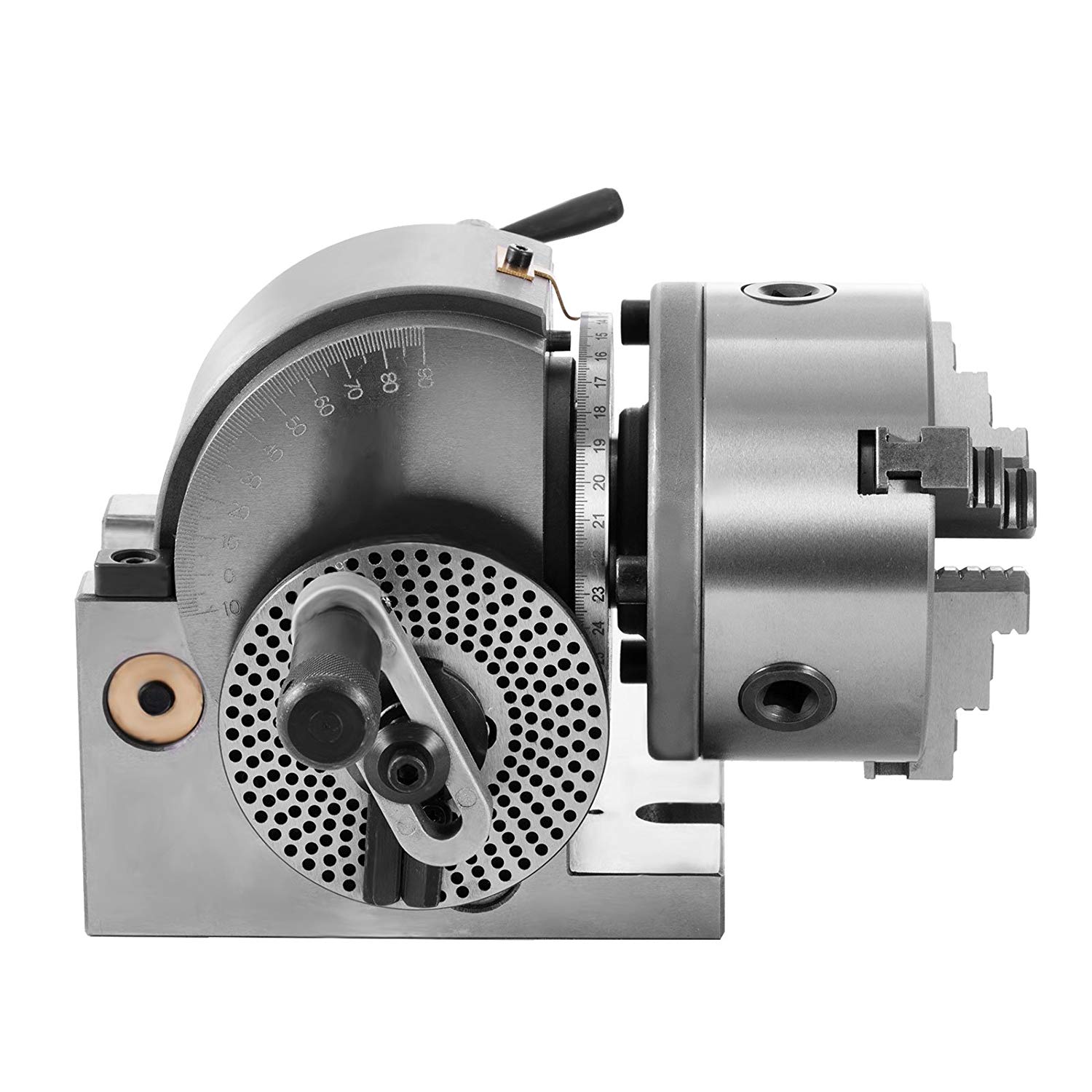 Dividing head setup for milling machine