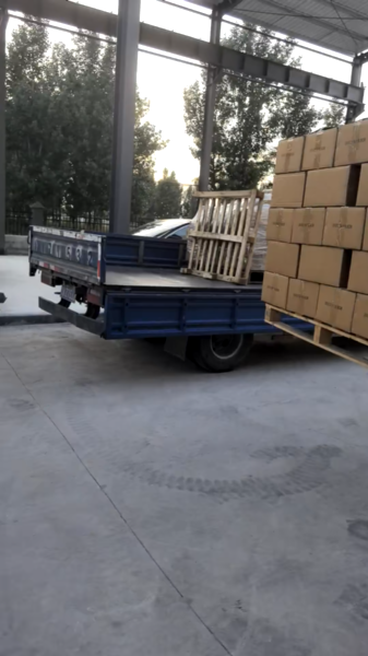 Outdoor loading for shipment