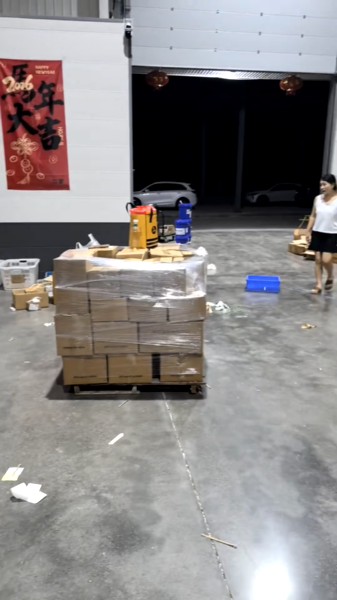 Single pallet packing preparation